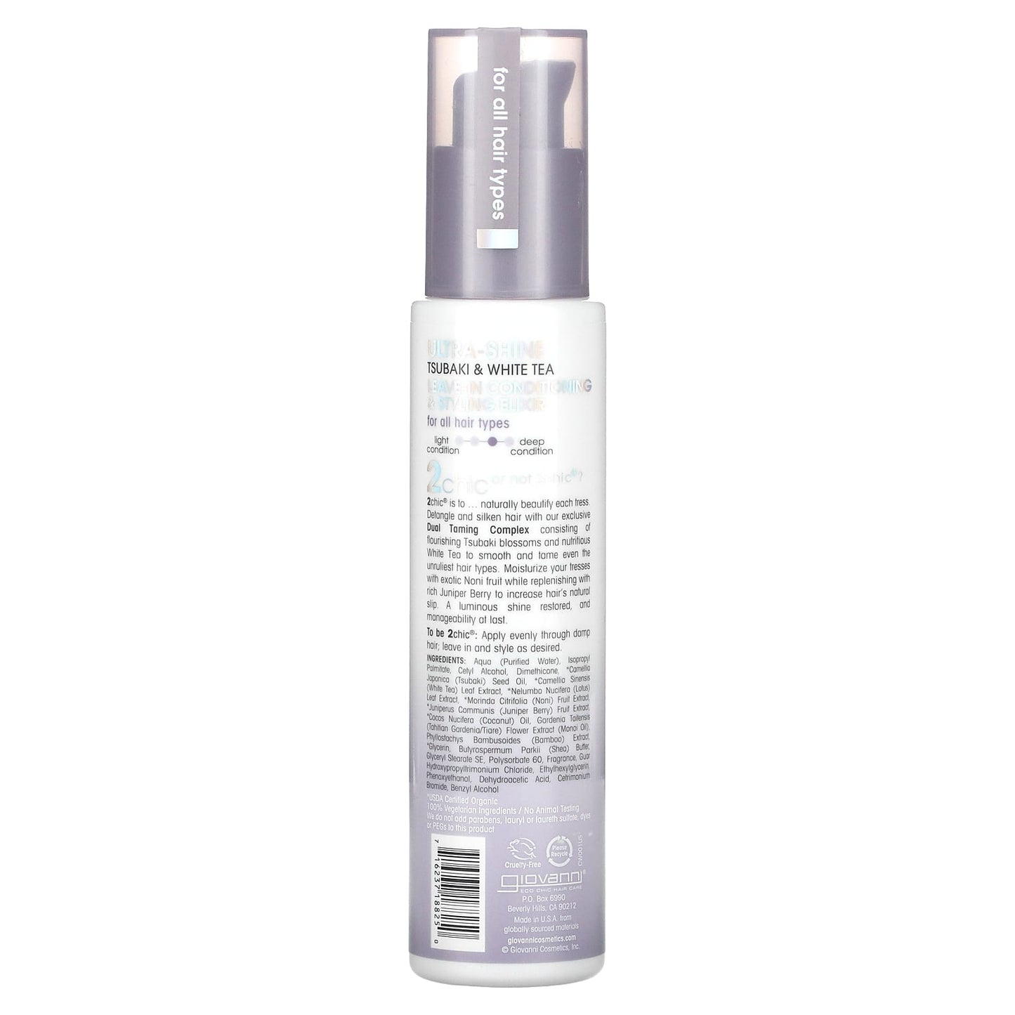Giovanni Leave-in Conditioner 2chic Ultra Shine All Hair 118ml
