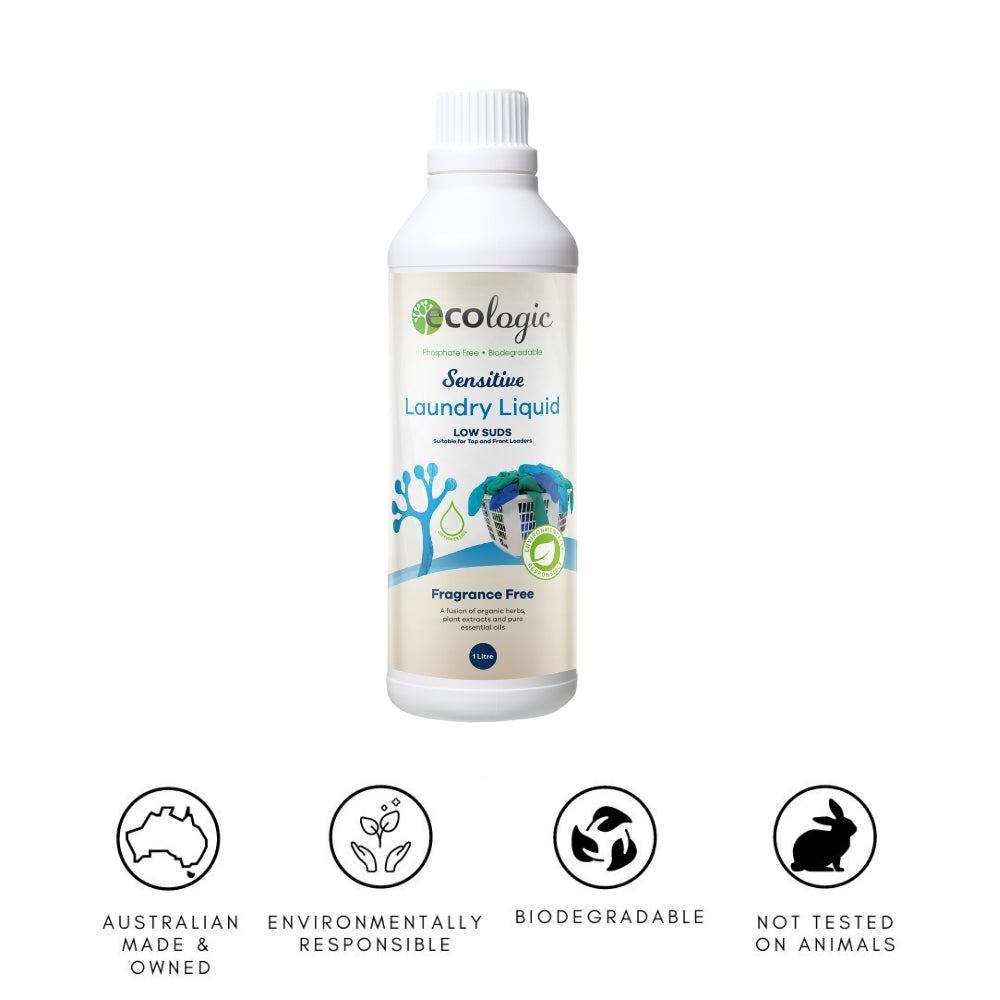 ECOLOGIC Laundry Liquid Sensitive 1L