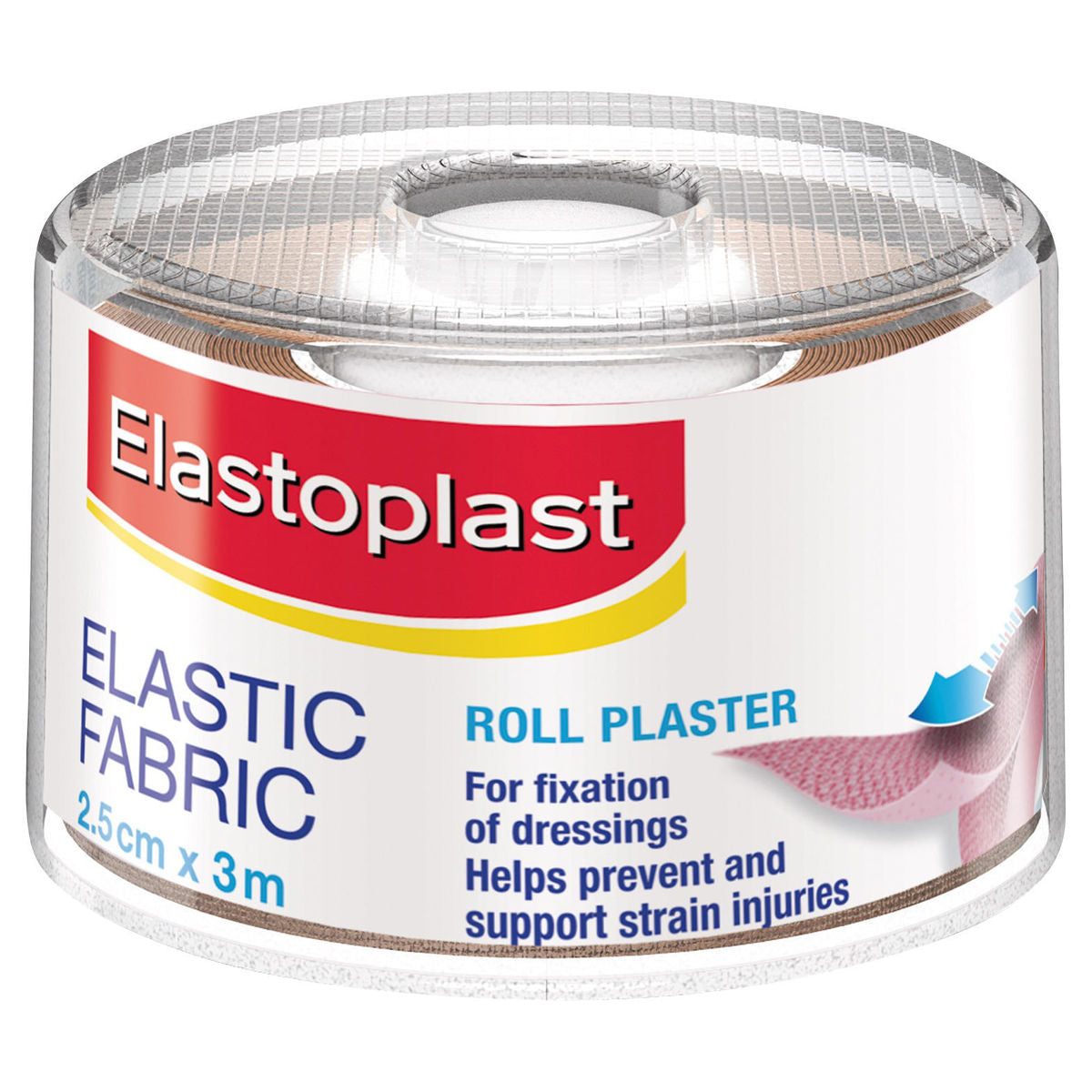 Elastoplast 45773 Tapes Elastic Fabric Roll Plaster 2.5cmx3m