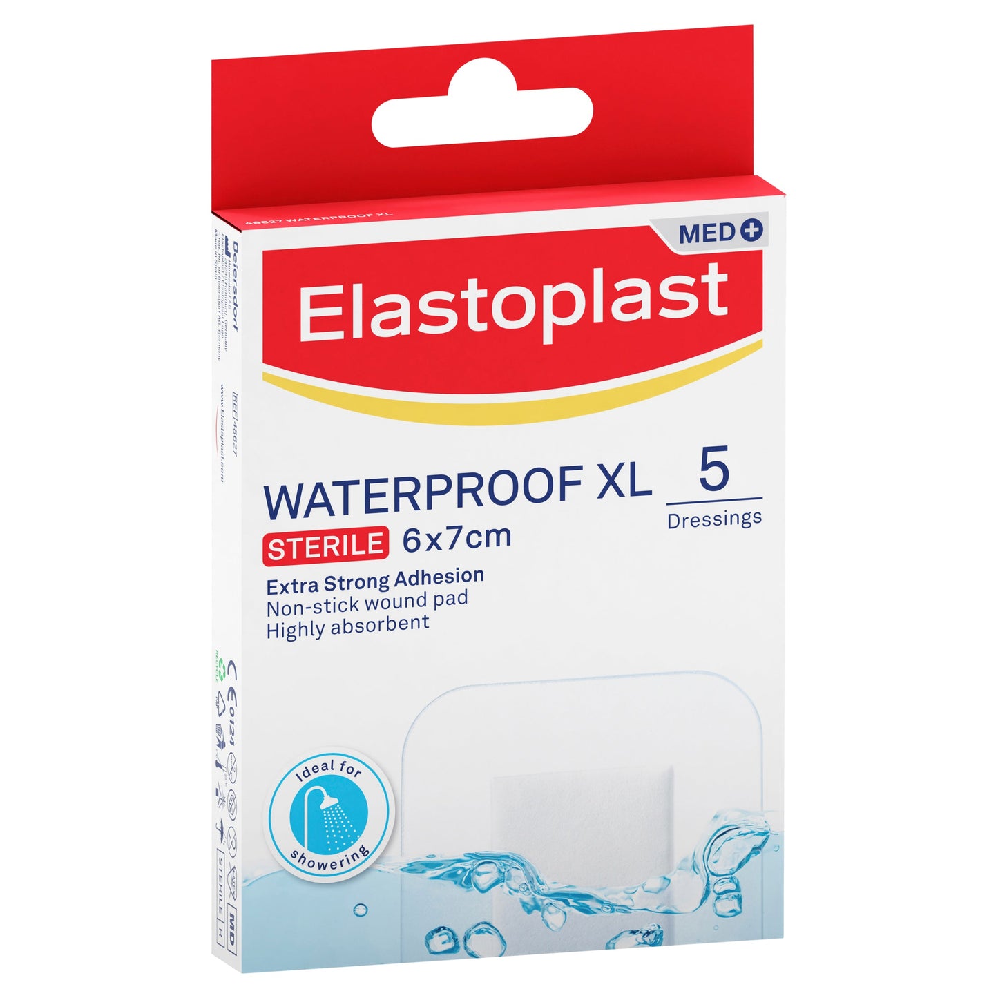 ELASTOPLAST AQUA PROTECT XL 6X7 CM DRESS 5PK