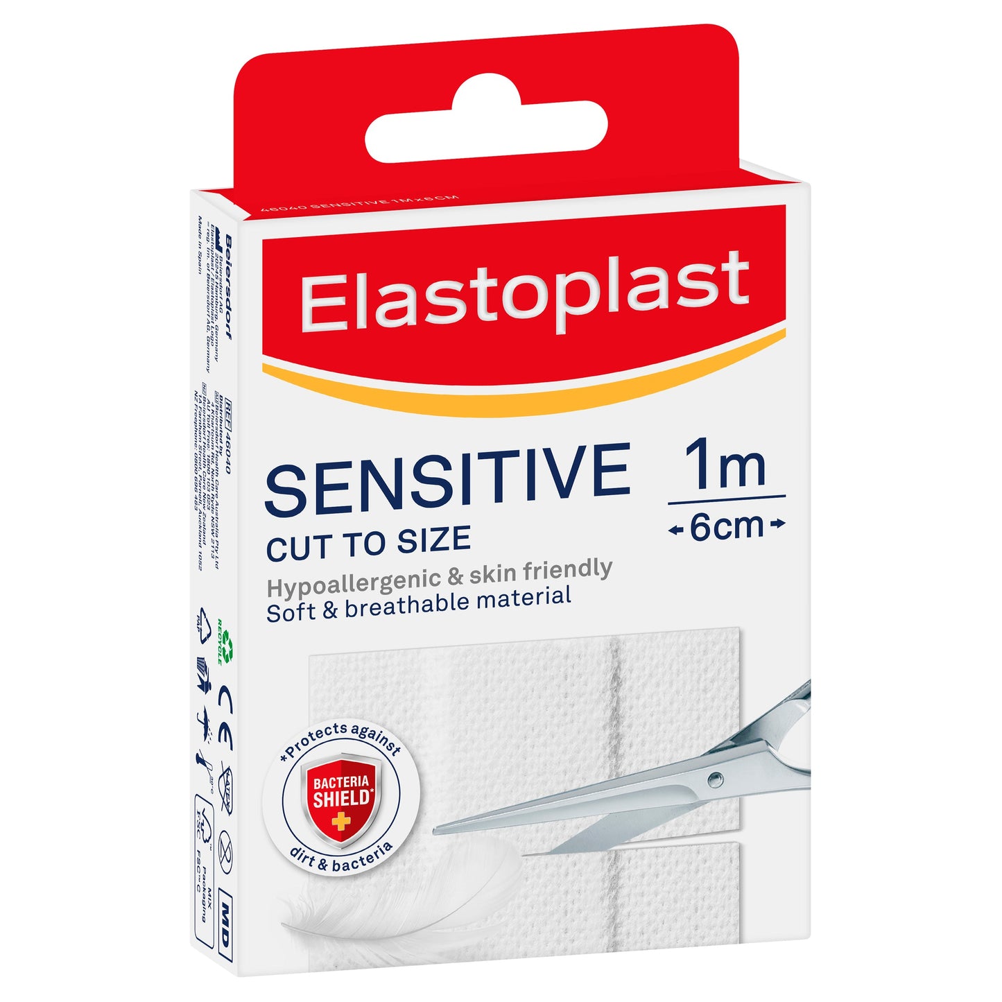 Elastoplast 46040 Sensitive Dressing Lengths 6cm x 10cm 10 Pack