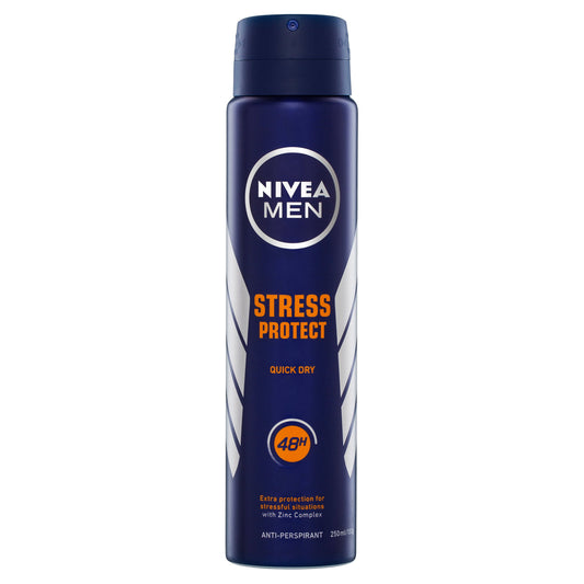 Nivea Men Aerosol Deodorant Stress Protect - 250mL