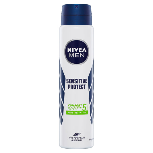 Nivea For Men Deodorant Aerosol Sensitive Protect 250ml