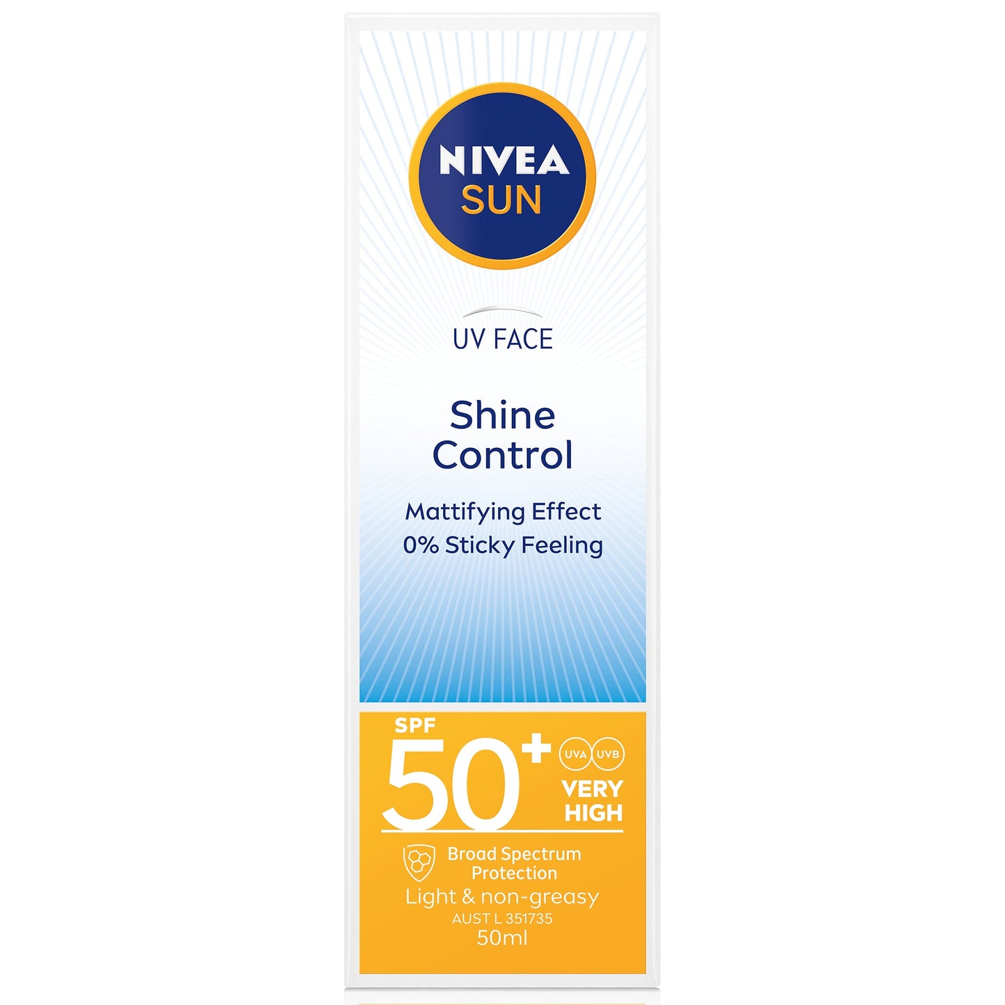 Nivea Sun SPF 50+ UV Face BB Cream 50ml
