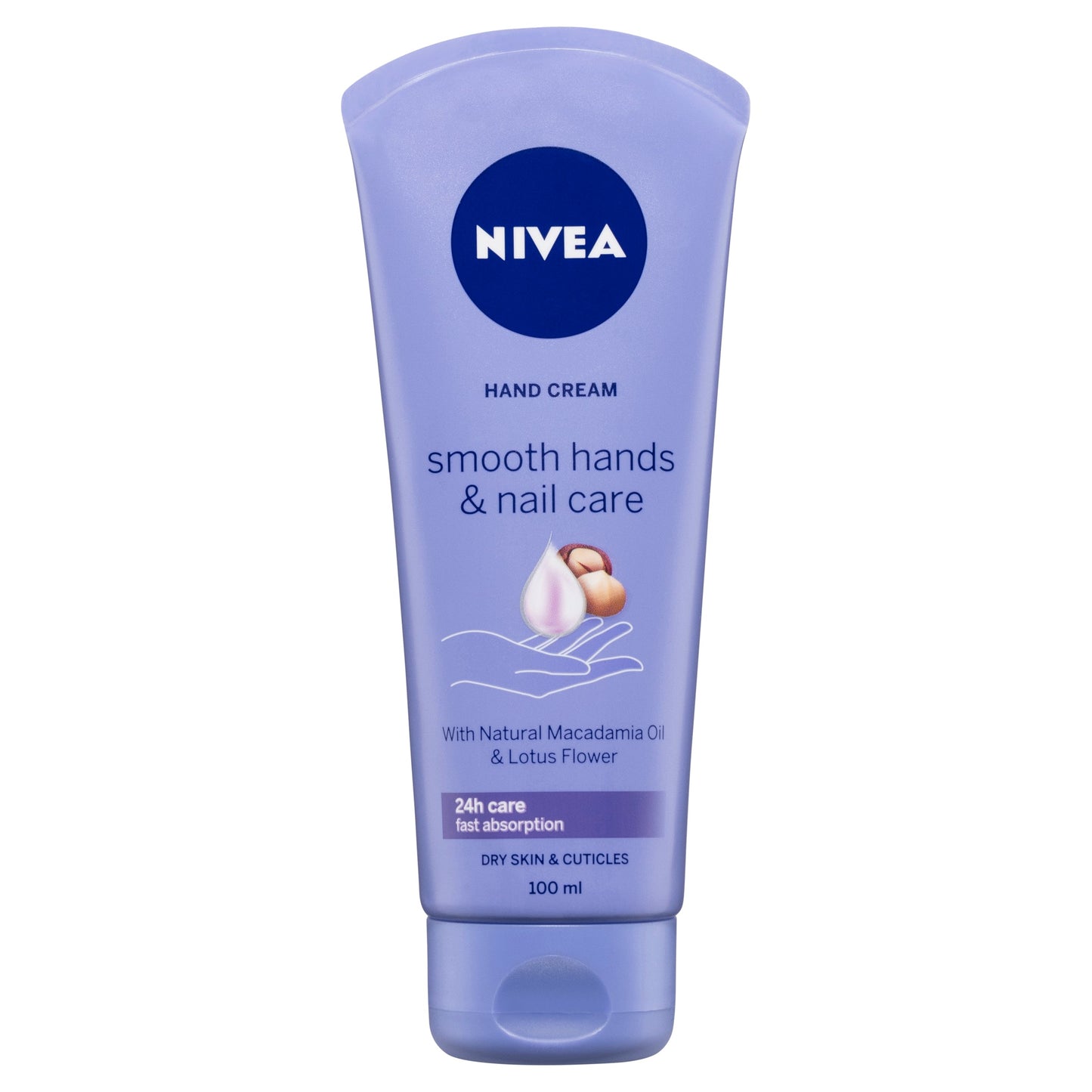NIVEA Smooth Hand Cream & Nail Care 100ml