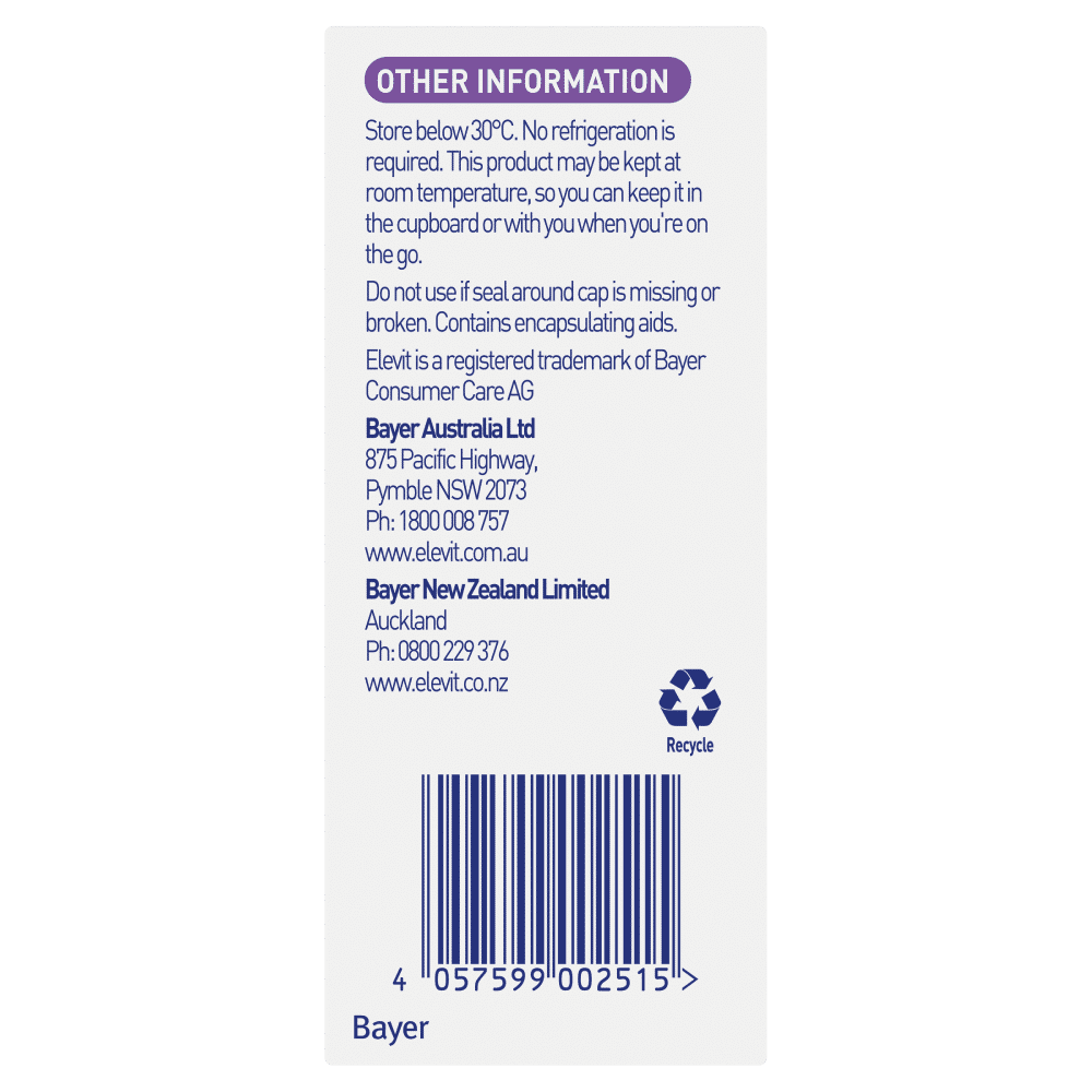 Elevit Probiotics for Pregnancy and Breastfeeding capsules 30