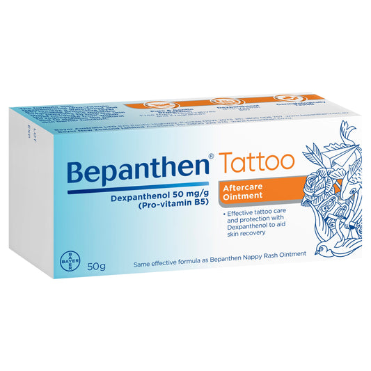 Bepanthen Tattoo Aftercare and Protection Ointment 50g