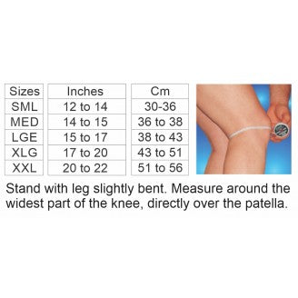 Body Assist Patella Knee Support With Side Stays Black