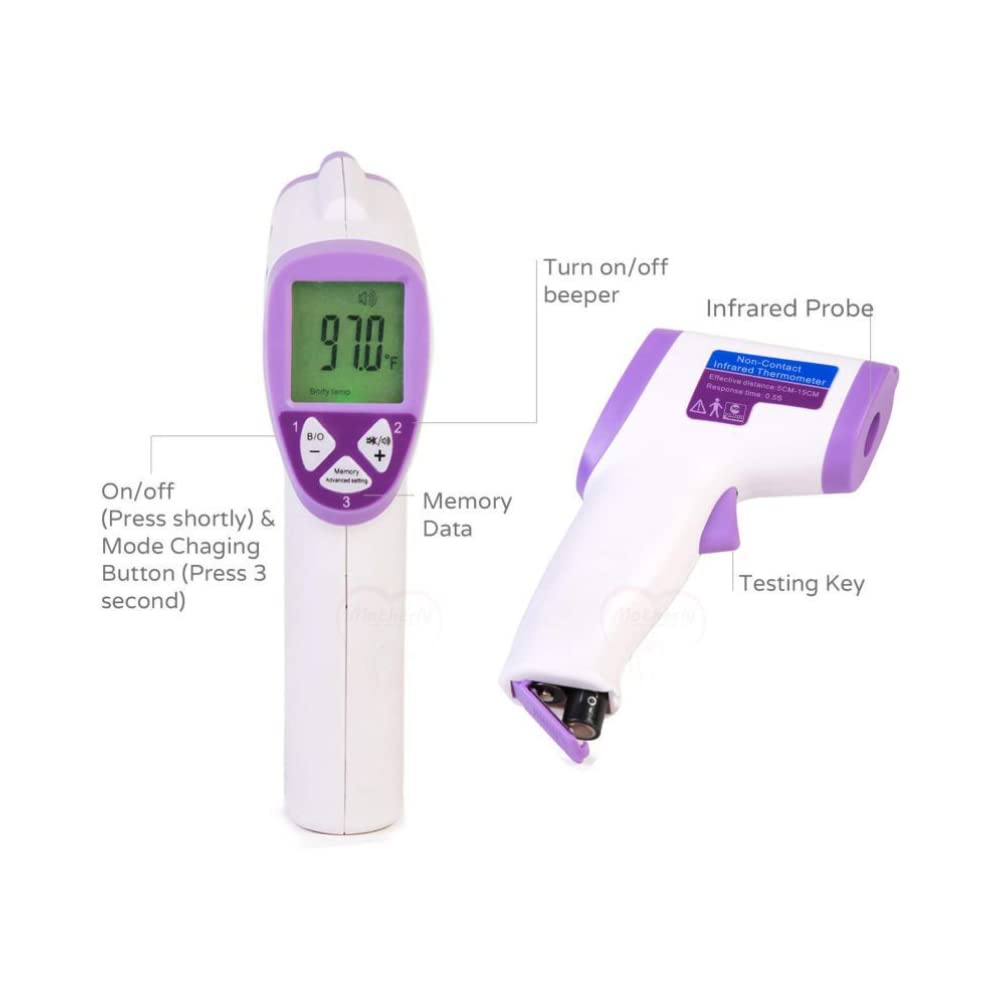 Digital Non Contact Infrared Body Thermometer (0 - 100 degrees)