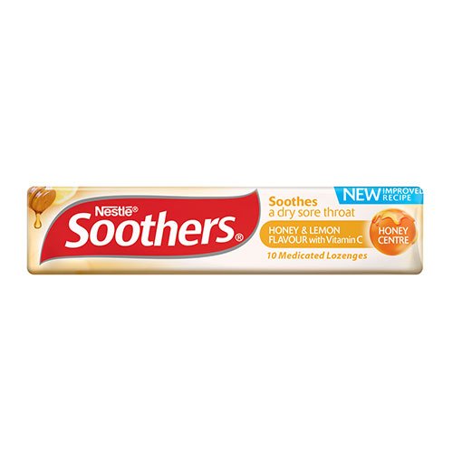 Allens Soothers Honey Lemon 10 Pack