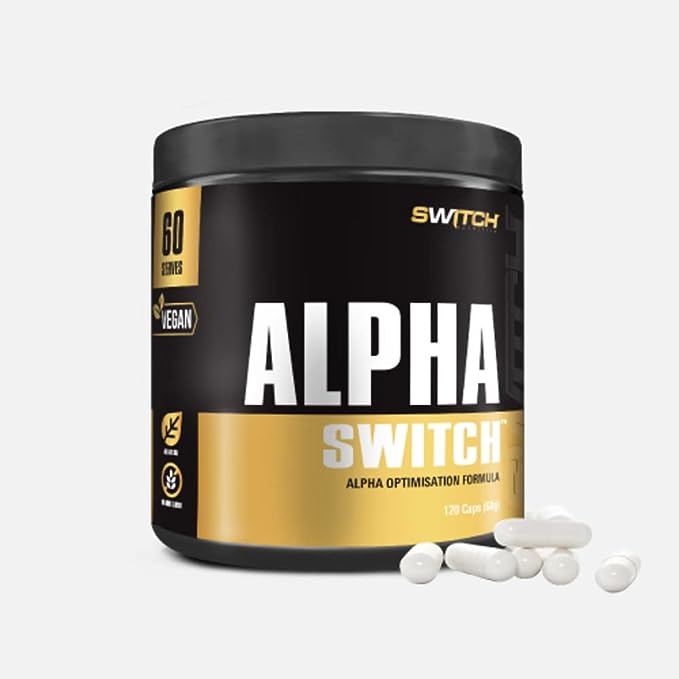 SWITCH NUTRITION Alpha Male Support Formula 120 Caps