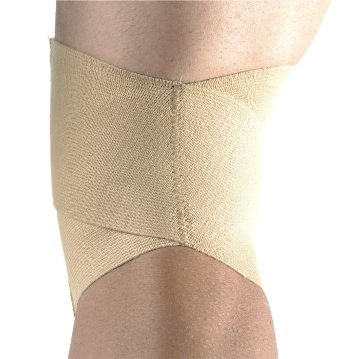Body Assist Cross Cut Elastic Knee Brace With Rods
