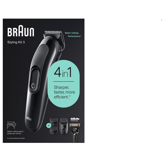 Braun All-In-One Trimmer 3 Sk3300, 5-In-1 Beard Trimmer For Men, Hair Clipper, For Face, Hair