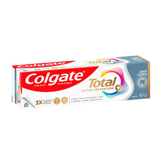 Colgate Total Active Prevention+ Deep Clean Toothpaste 115g
