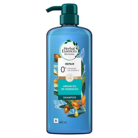 Herbal Essences Bio:renew Argan Oil of Morocco Repair 90% Natural Origin Shampoo 600ml