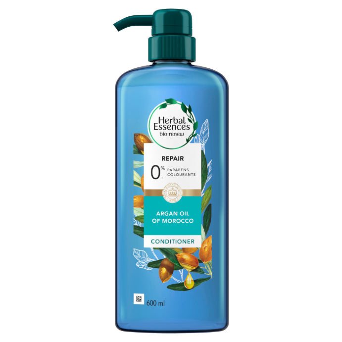 Herbal Essences Bio:renew Argan Oil of Morocco Repair 90% Natural Origin Conditioner 600ml