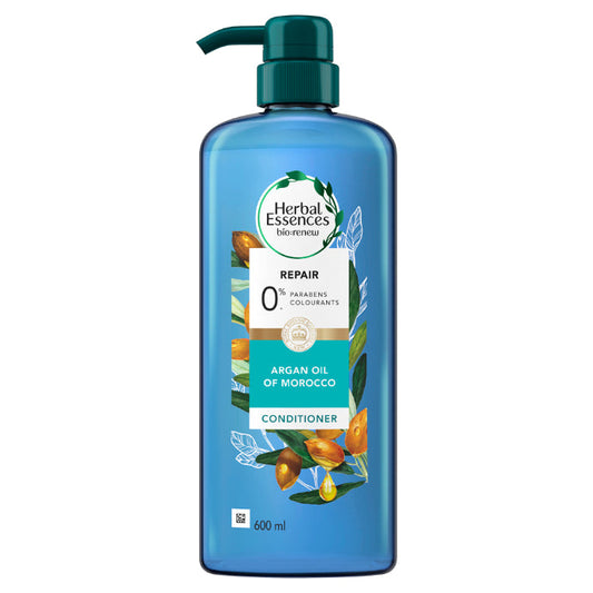 Herbal Essences Bio:renew Argan Oil of Morocco Repair 90% Natural Origin Conditioner 600ml