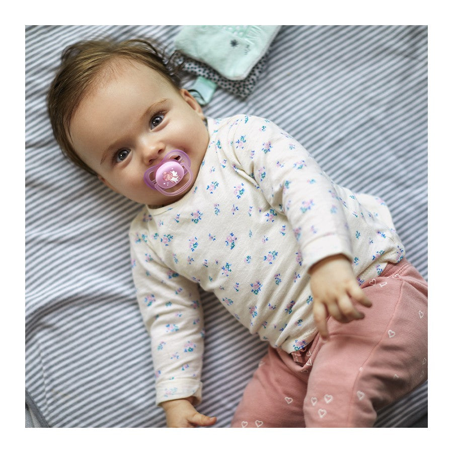 Avent Ultra Air Soother Deco Mixed 0-6 Months 2 Pack - (Assorted Colours)