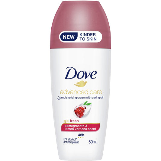 Dove Advanced Care Antiperspirant Roll-On Deodorant Pomegranate and Lemon Verbena 50ml