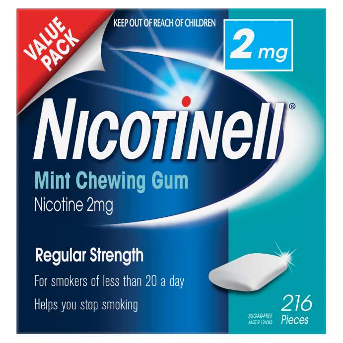 Nicotinell Gum 2mg Mint 216 PK