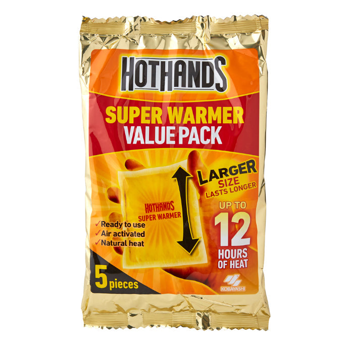 Hot Hands Super Warmer Value Pack 5 Pack