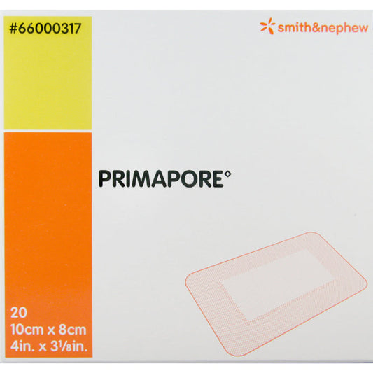 Primapore Wound Dressing Adhesive 10cm X 8cm 20 Pack