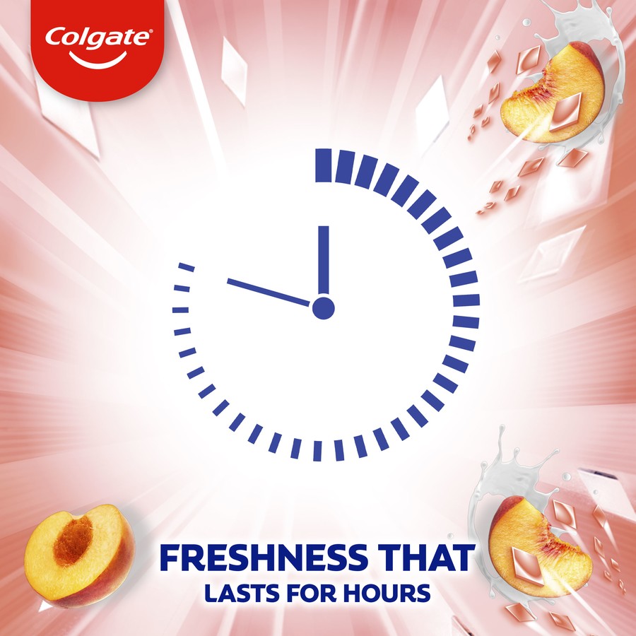 Colgate Max Fresh Toothpaste Peach Passion With Mini Breath Strips 100g