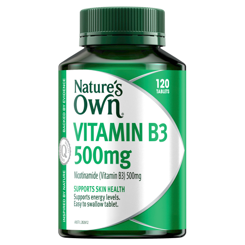 Nature's Own Vitamin B3 500mg 120 Tablets