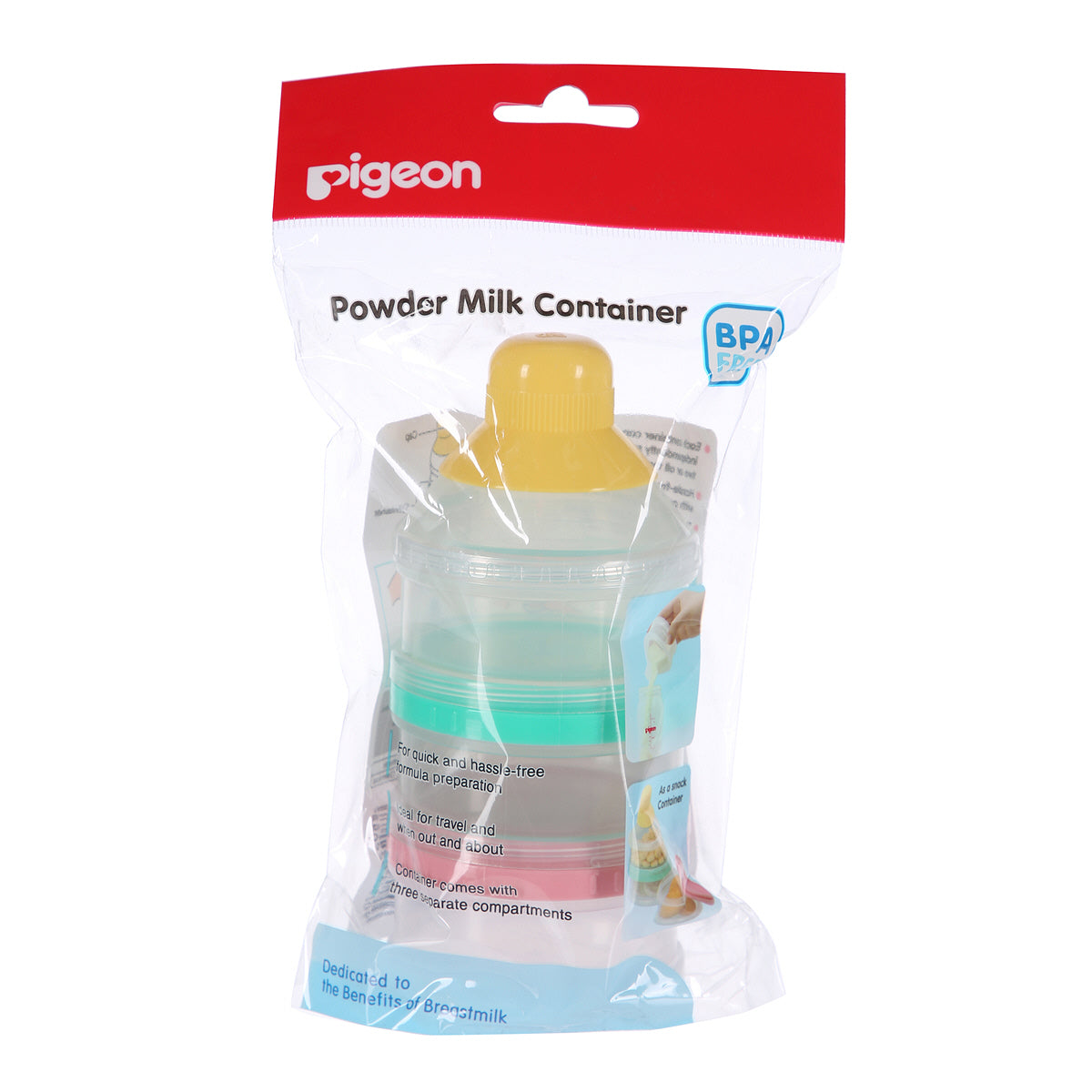 Pigeon Powdered Milk Container 3 Pack