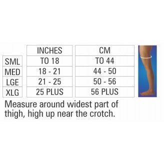 Body Assist Elastic Slip-On Thigh Support