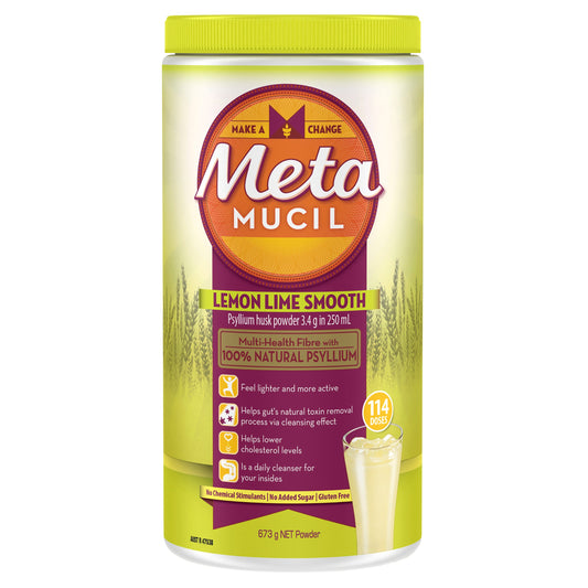 Metamucil Smooth Lemon Lime 114 Doses 673g