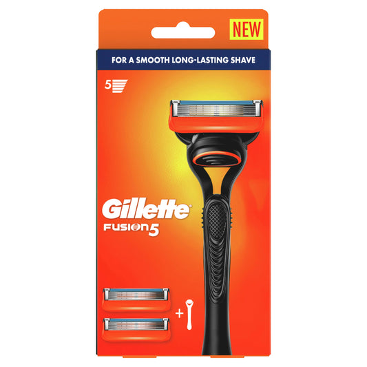 Gillette Fusion Manual Razor + 2 Blade Refills