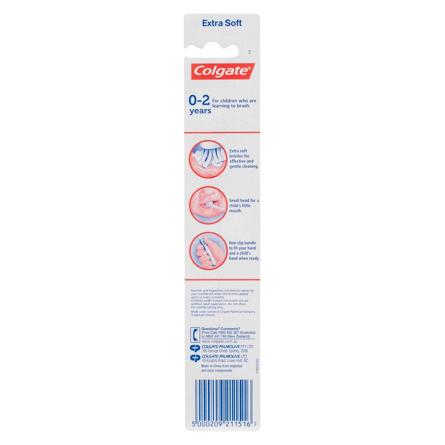 Colgate My First Extra Soft Toothbrush 0-2 Years