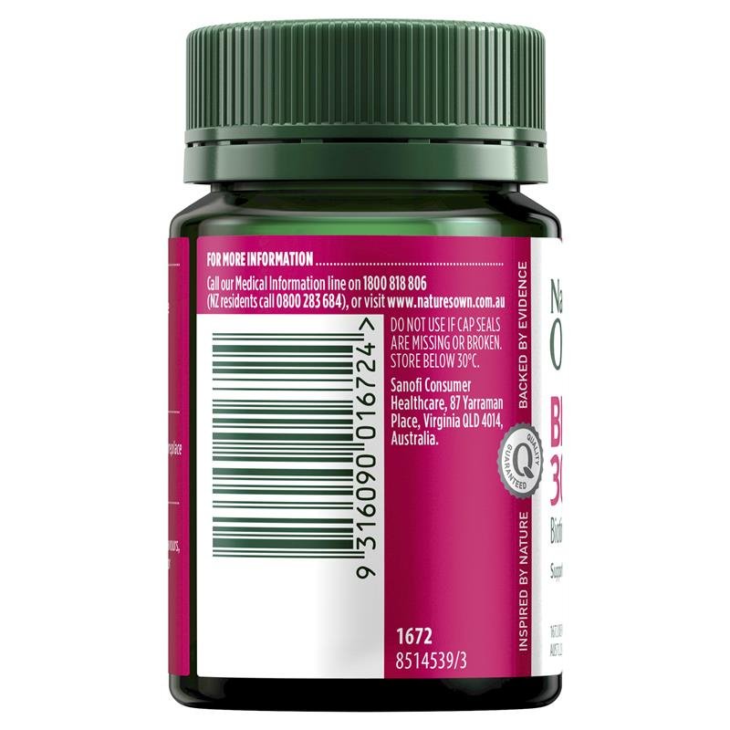Nature's Own Biotin 300mcg 100 Tablets