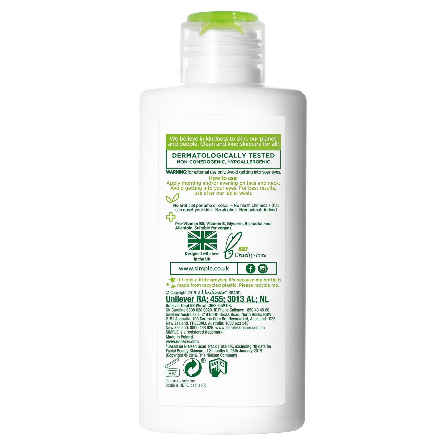 Simple Kind To Skin Rich Moisturiser Replenishing 125ml