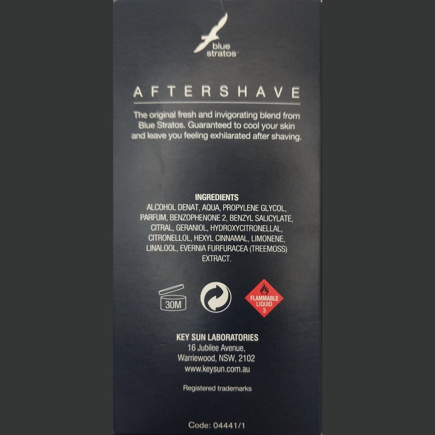 Blue Stratos After Shave Lotion 100ml