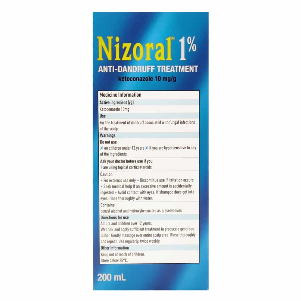 Nizoral Anti-Dandruff Shampoo 1% 200ml