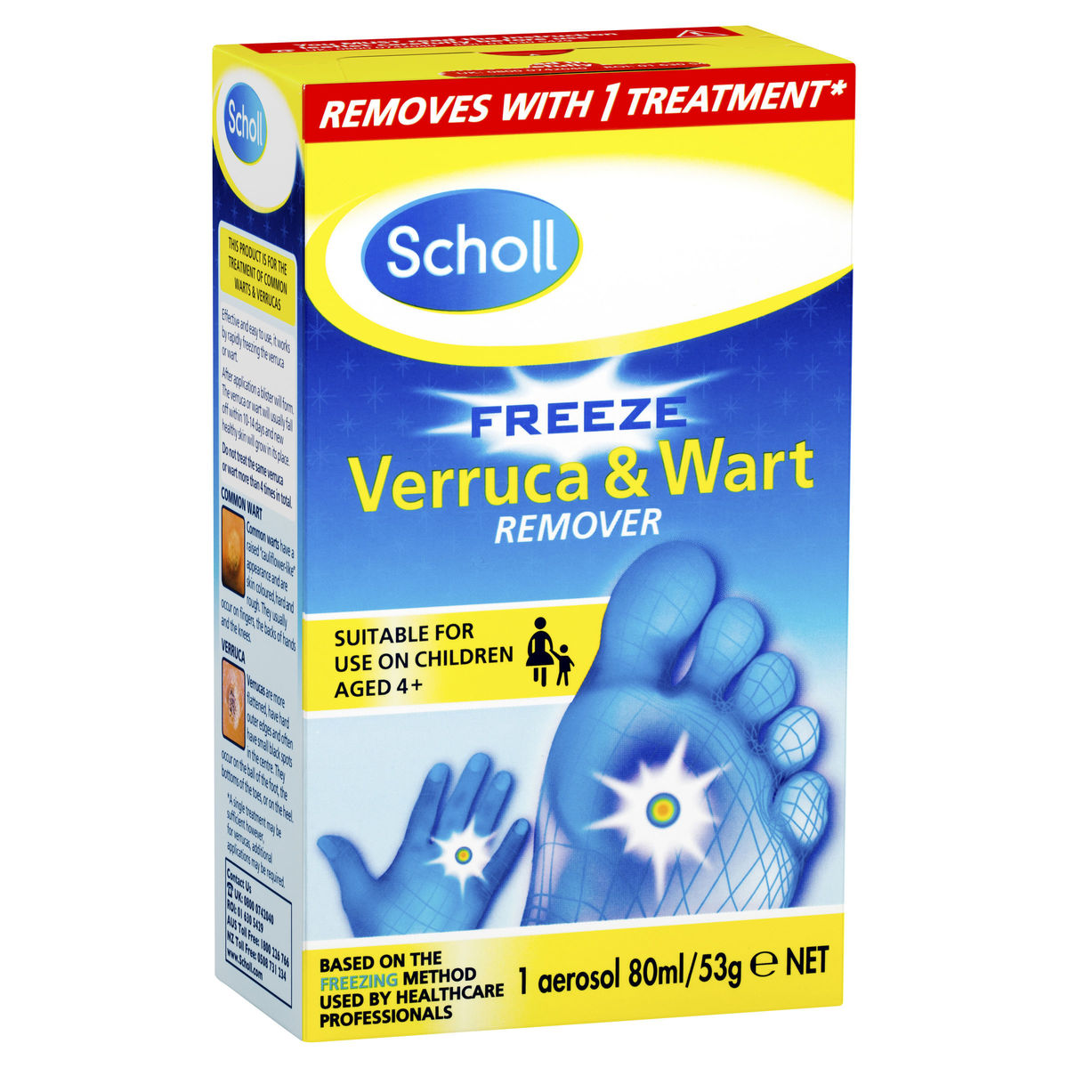 Scholl Freeze Verruca & Wart Remover 80ml