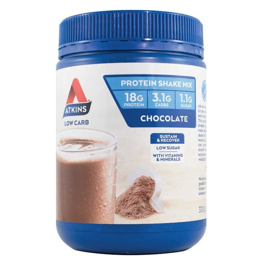 Atkins Low Carb Protein Shake Mix Chocolate 330 Grams