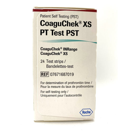 Coaguchek Xs Pt Pst Strips 24pk (6 Months+ Expiry)