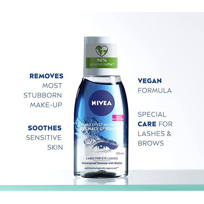 Nivea Daily Essentials Double Effect Eye Makeup Remover 125ml