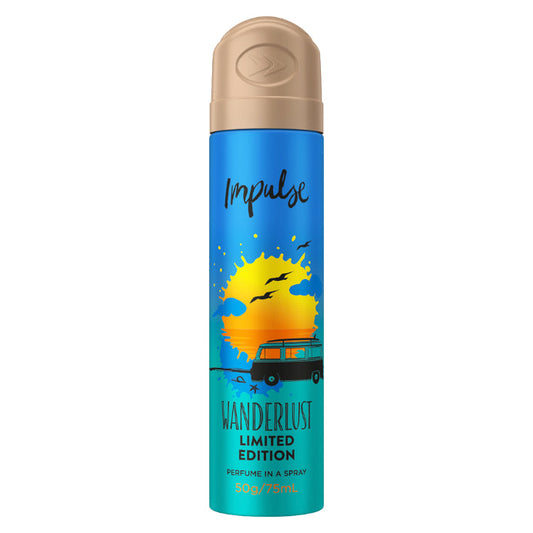 Impulse Body Spray Wanderlust Limited Edition 75ml
