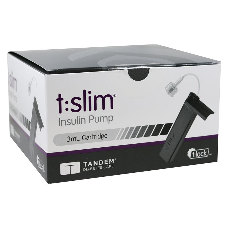 Tandem T Slim Tlock 3ml Cartridge 10PK