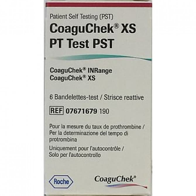 CoaguChek XS PT Test PST 6 Strips (6 Months+ Expiry)