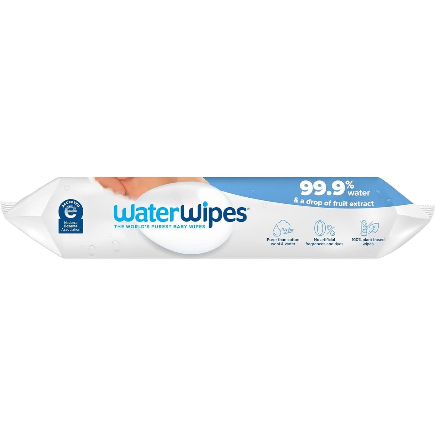 Waterwipes Plastic-free Sensitive Skin Baby Wipes 60 Wipes