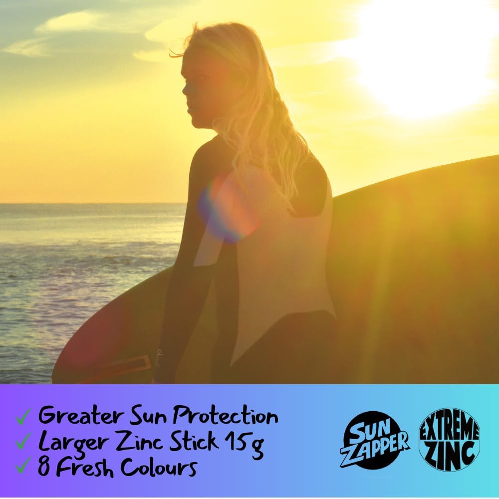 SUN ZAPPER EXTREME ZINC STICK 15G BRONZE