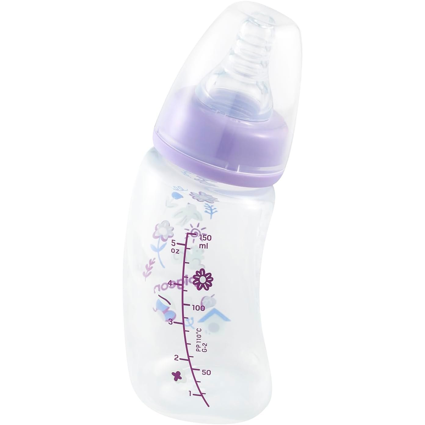 Pigeon Slim Neck Curve Bottle Garden 150ml