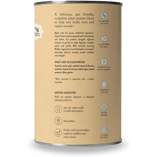 Nutra Organics Clean Protein Creamy Vanilla 500g