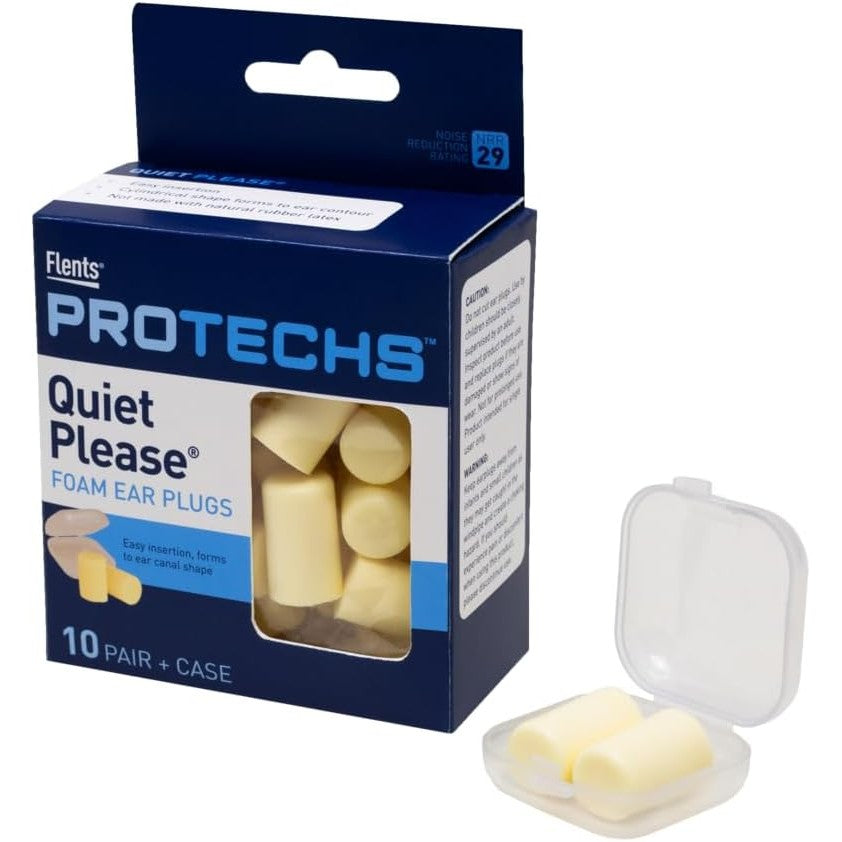 Quiet Please Foam Ear Plugs 10 Pairs