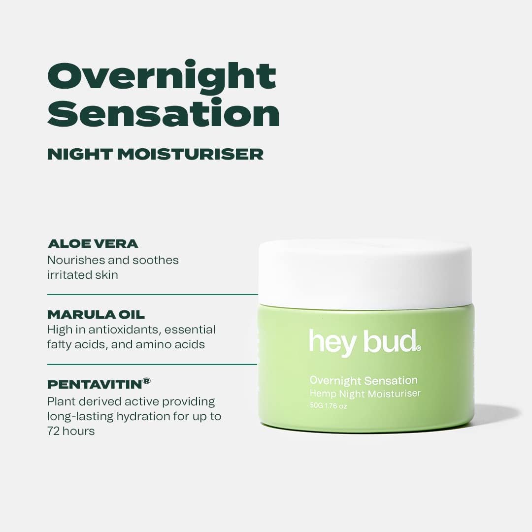 Hey Bud Hemp Night Moisturiser 50g